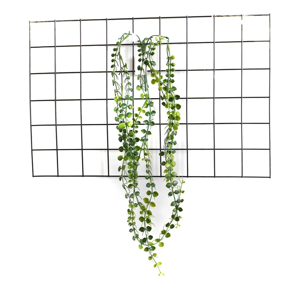 Wholesale Simulation Plants Outdoor Decoration Hanging Wall Doors Artificial Green Plants Before Good-Looking Wall Hanging Green Plants