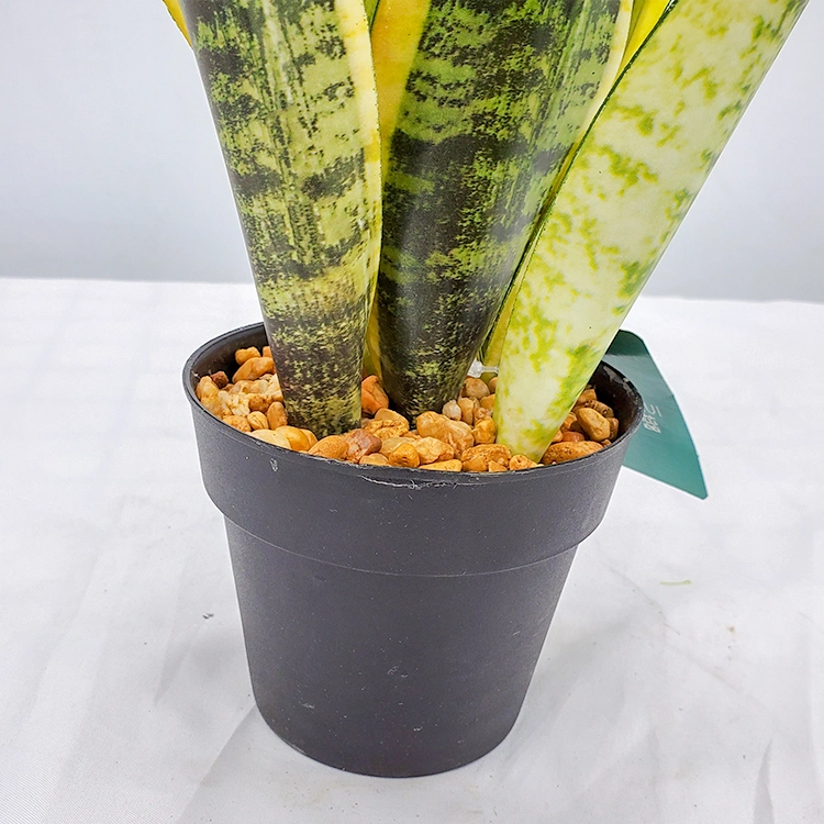 Plastic Artificial Bonsai Snake Plant/Sansevieria/Agave Artificial Ornamental Plant for Indoor Decoration Artificial Plants