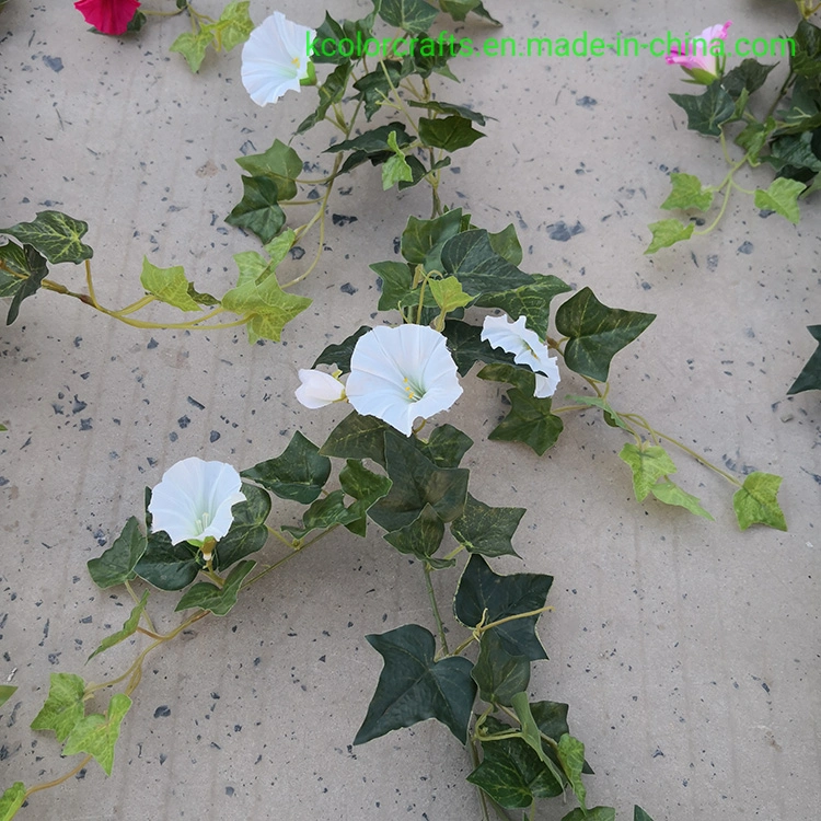 Wall Hanging Artificial Morning Glory Flower Wholesale Artificial Flower Vine