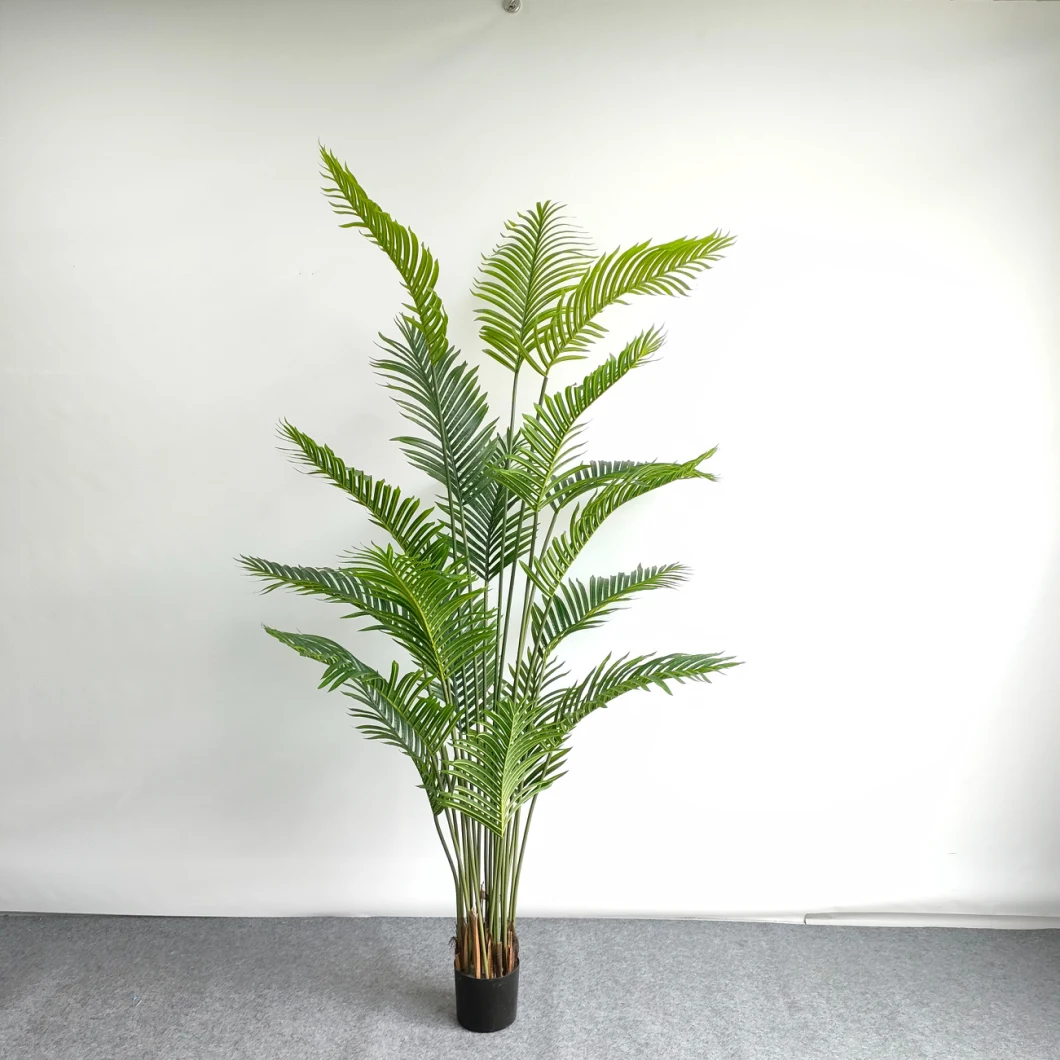 Artificial Plant Palm Tree Mini Potted Artificial Plants Bonsai for Home Decora