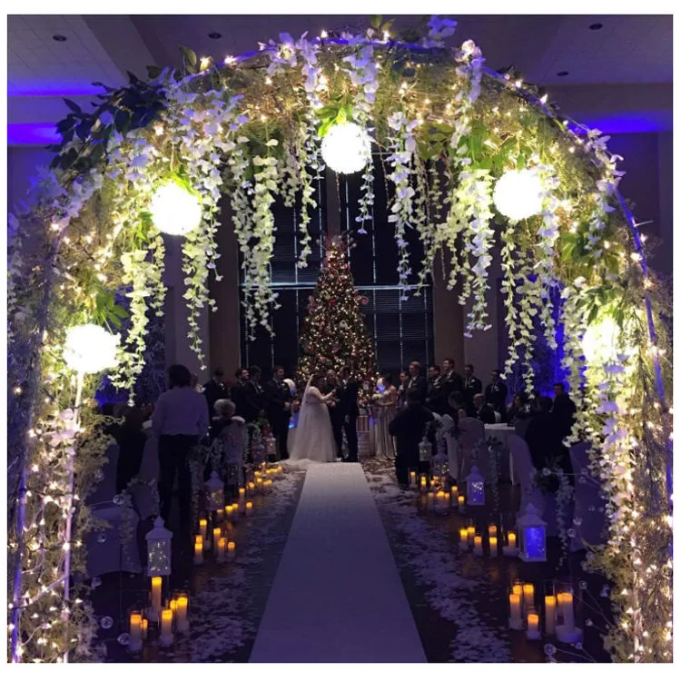 Hanging Garland Silk Wedding Decoration Wisteria of Vine Artificial Flower Vine Garland