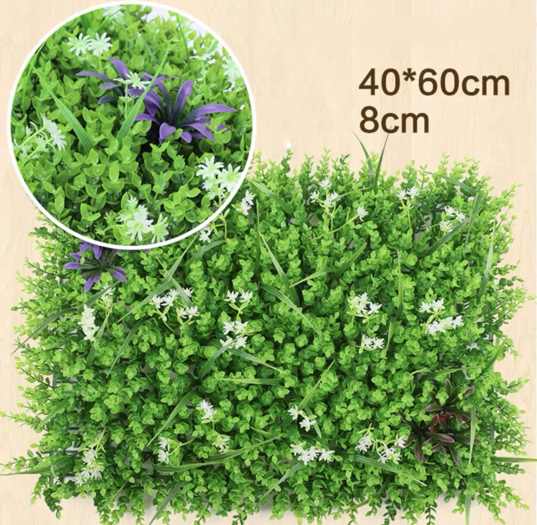 Factory Nontoxic Artificial Plant Wall Landscape Artificial Grass for Decoration