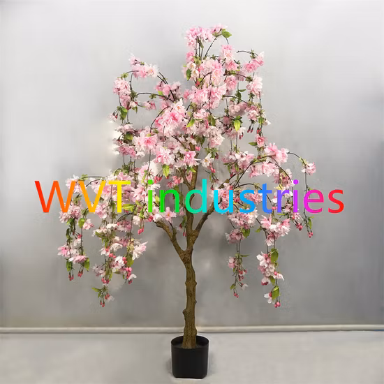 냄비 플라스틱 식물 인공 선인장 분재 실내 Wvt 인공 인공 나무